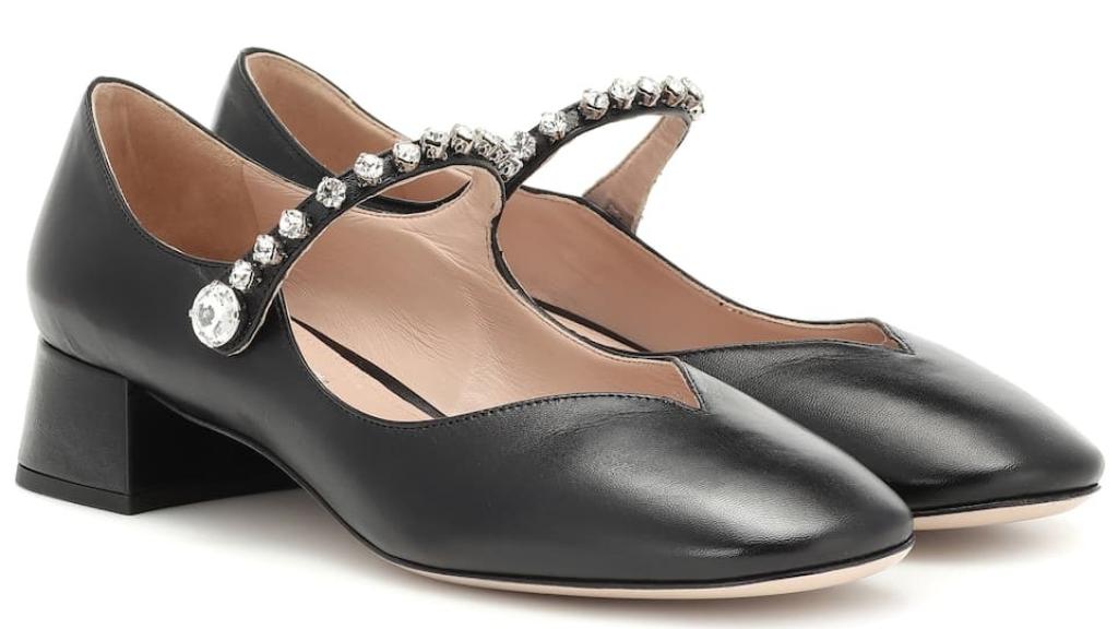 Las 'merceditas' de 550 euros de Miu Miu.