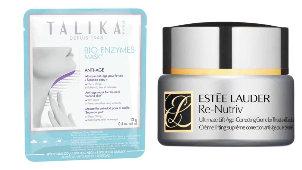 La mascarilla de Talika y la crema de Estée Lauder están diseñadas para esta área.