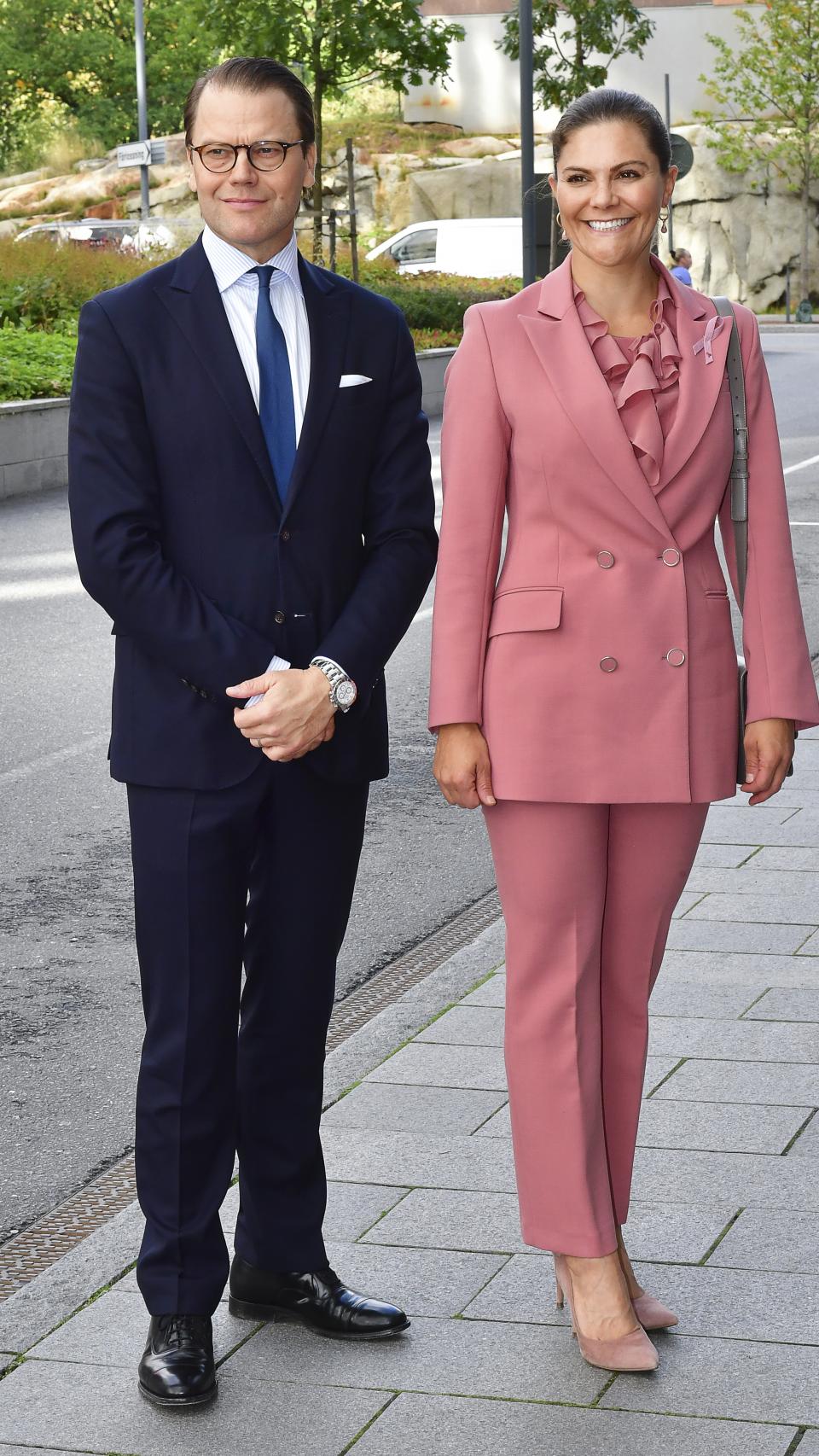 Daniel y Victoria de Suecia.