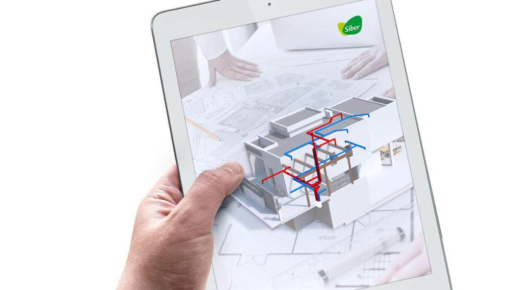 Muestra de la visualización de la app de realidad aumentada de Siber.