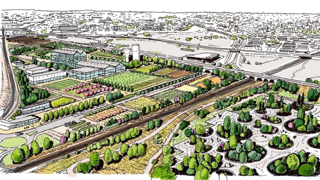 Infografía del proyecto 'Del Manzanares al Guadarrama'.