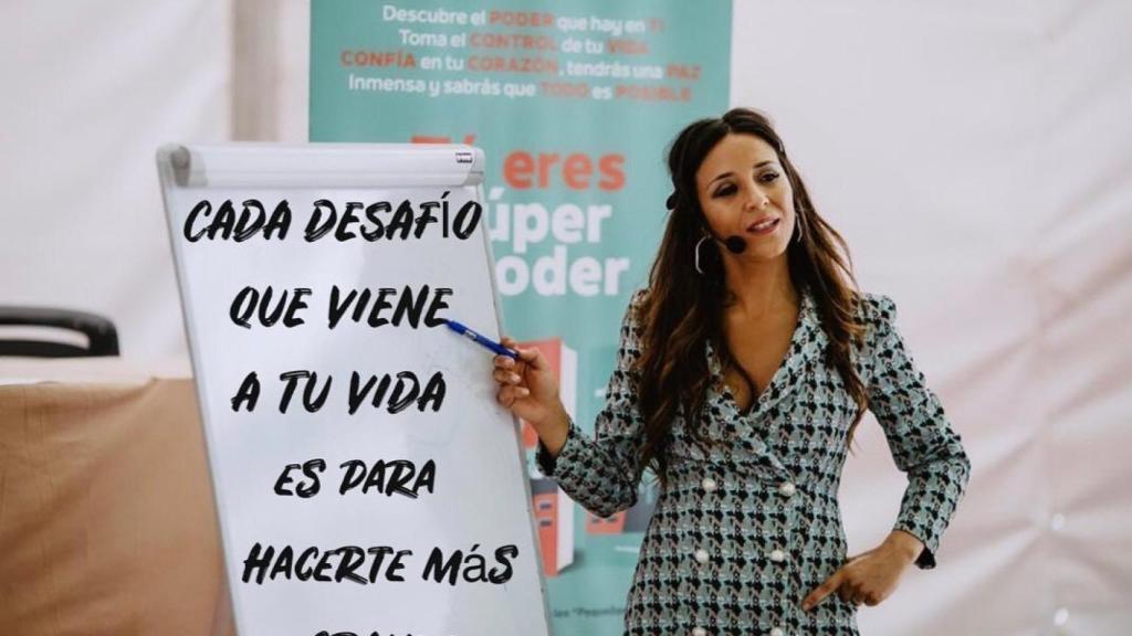Alicia Peña, en su trabajo como coach.