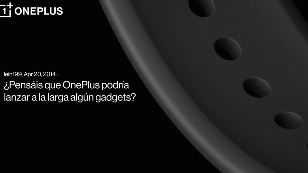 La correa del nuevo reloj de OnePlus