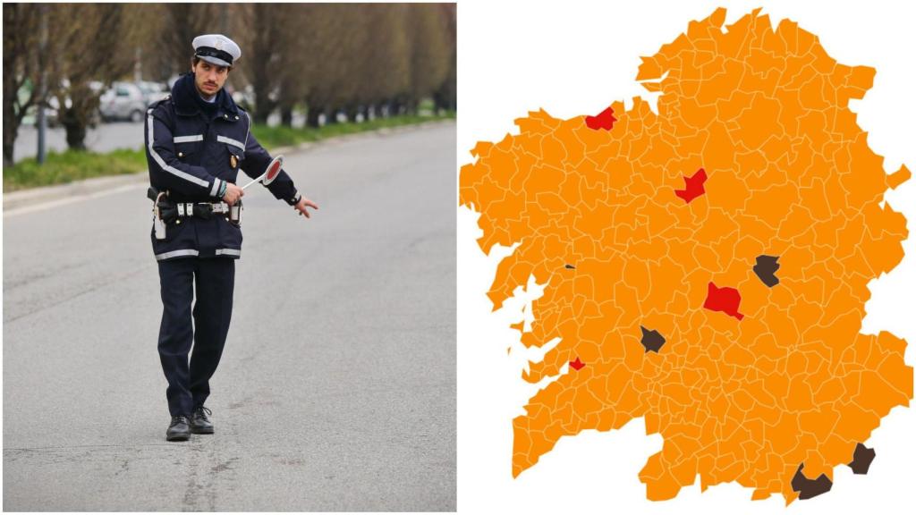 Este es el mapa de Galicia de movilidad, hostelería y restricciones que está en vigor