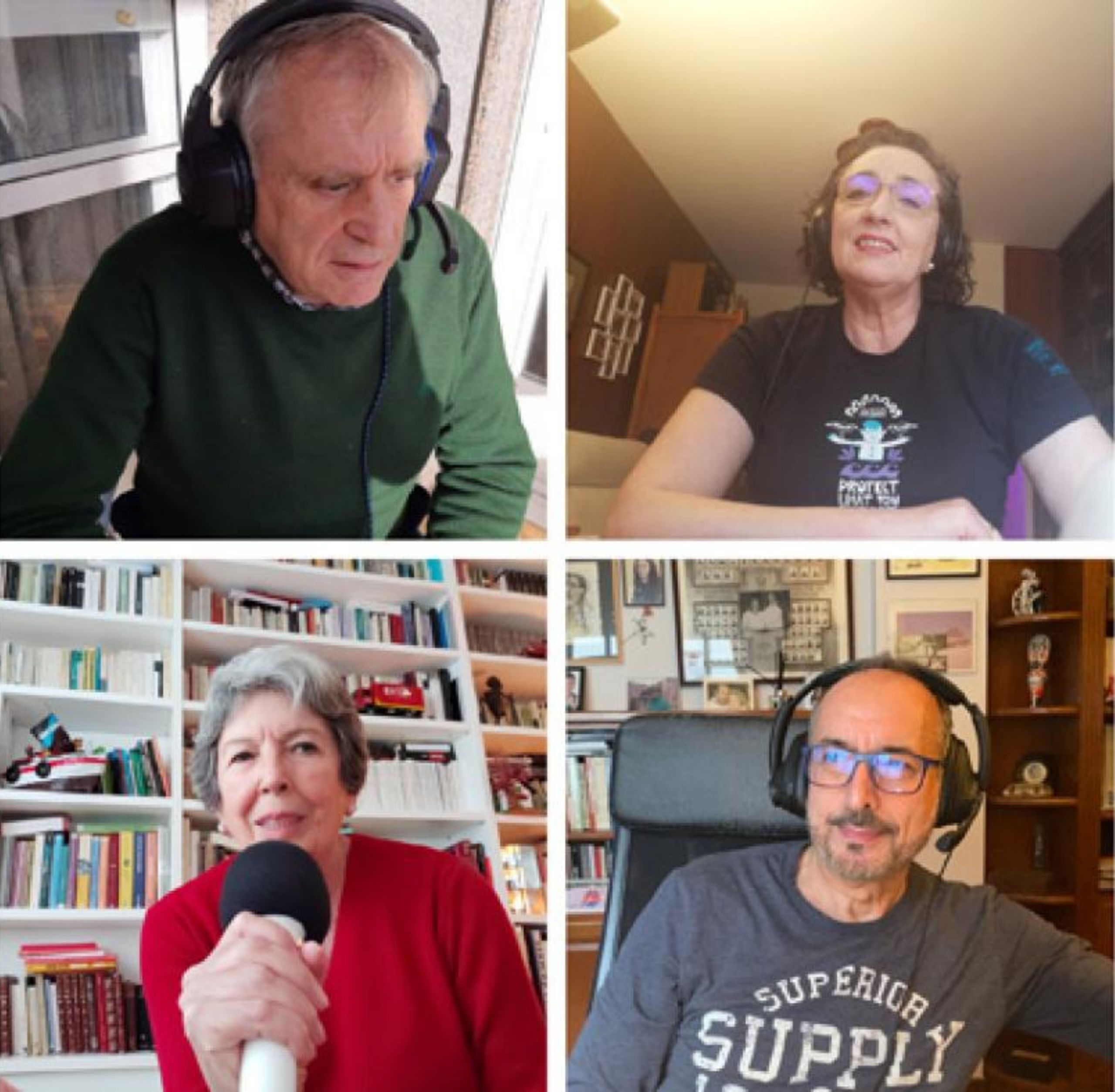 Cuatro miembros de Asaexs son responsables del contenido de esta radio online.