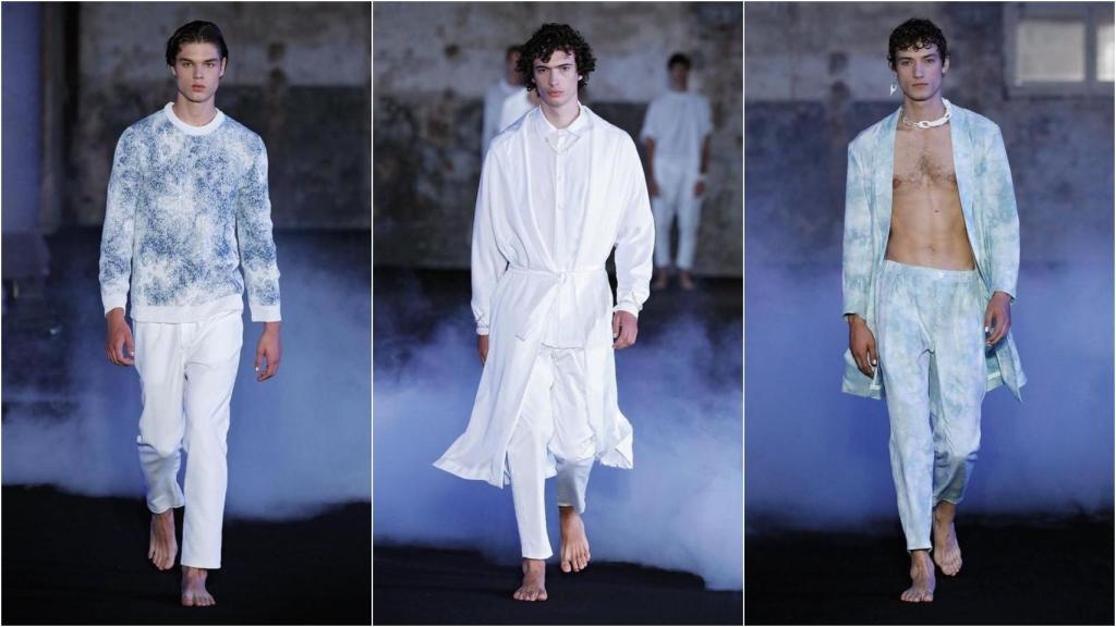 Último desfile de Eñaut en la 080 Barcelona.