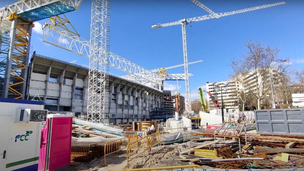 Obras del Santiago Bernabéu