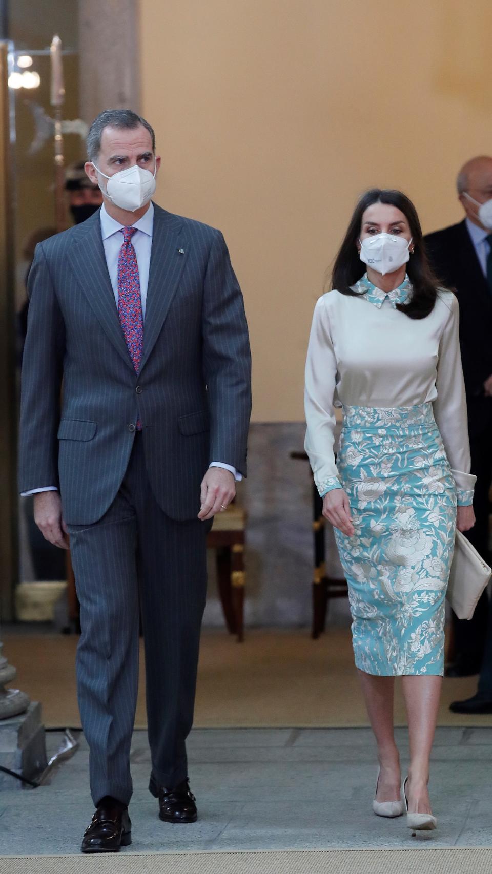 El 'outfit' de la Reina de este lunes.