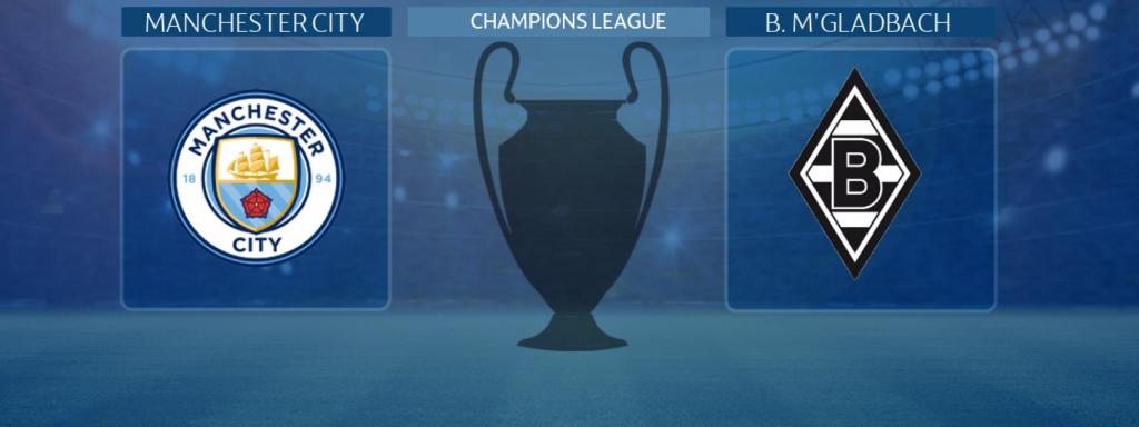 Manchester City - Borussia Mönchengladbach, partido de la Champions League
