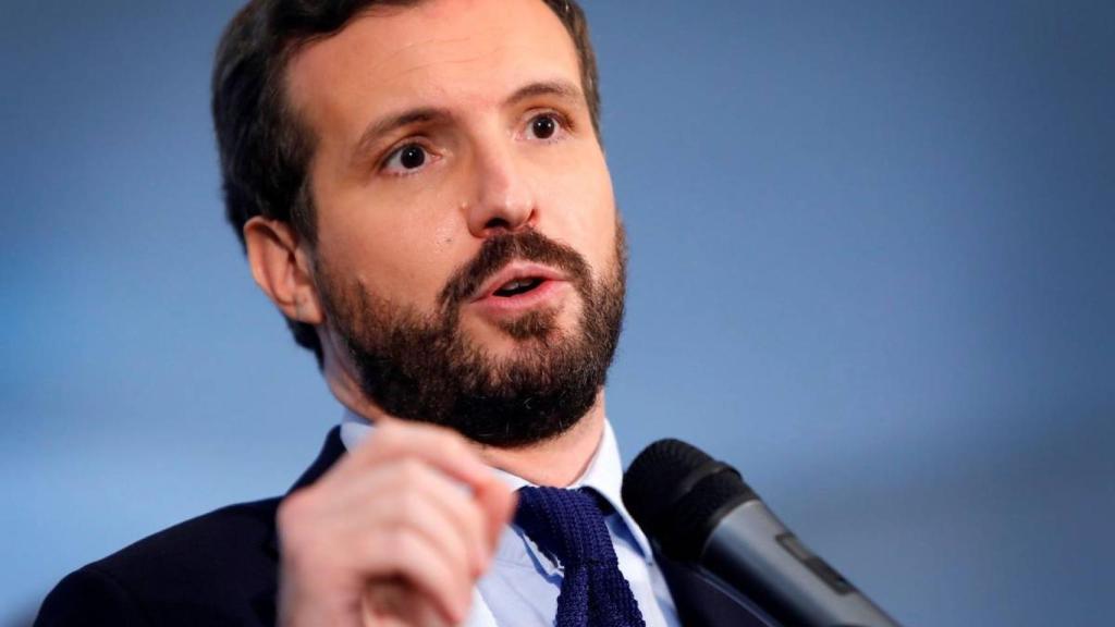 El presidente del PP, Pablo Casado, en una imagen de archivo.
