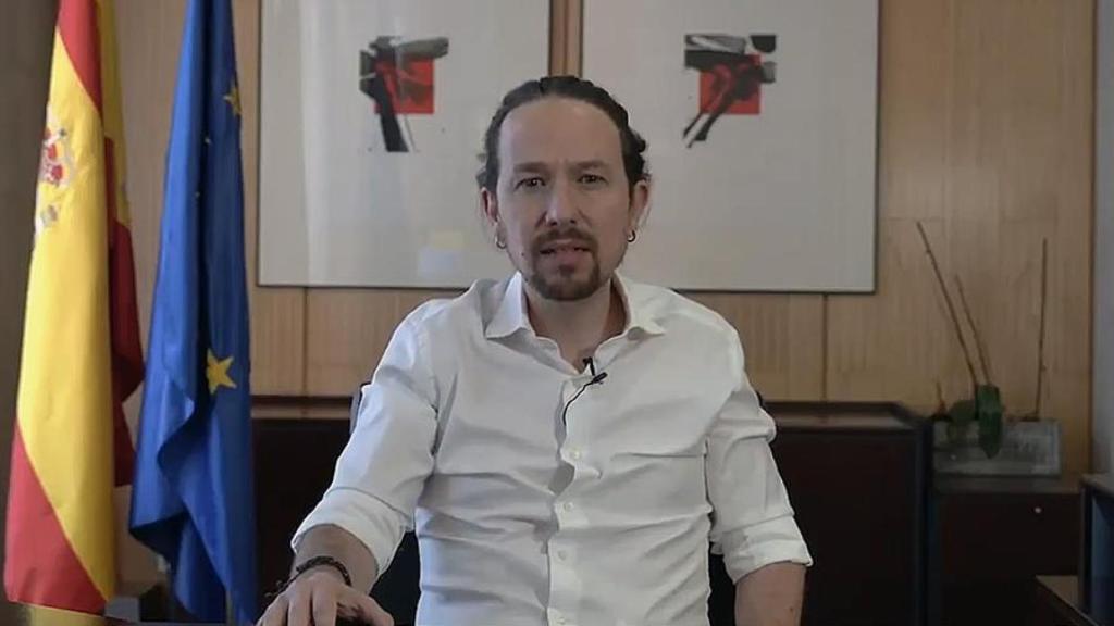 El vicepresidente segundo y líder de Podemos, Pablo Iglesias, este lunes.