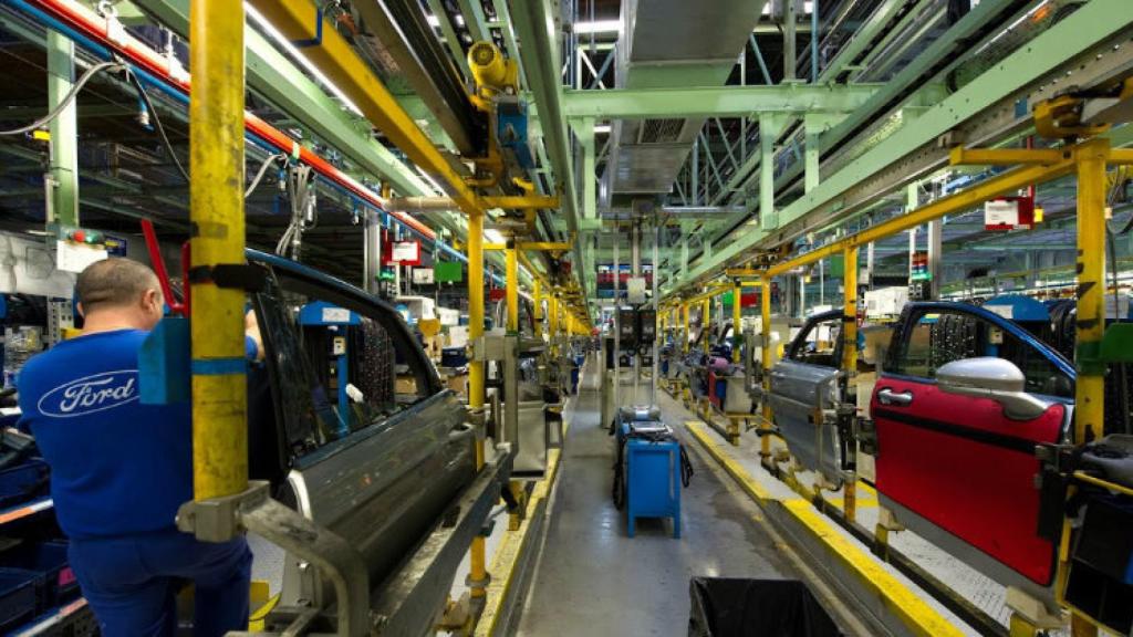 Línea de montaje de Ford Almussafes. EE