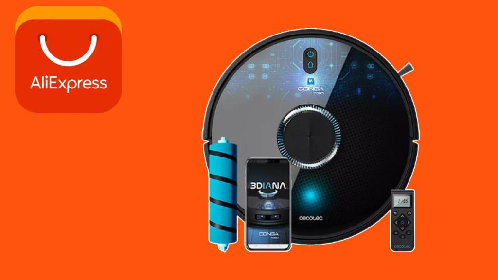 AliExpress ofrece un robot aspirador por tan solo un euro.