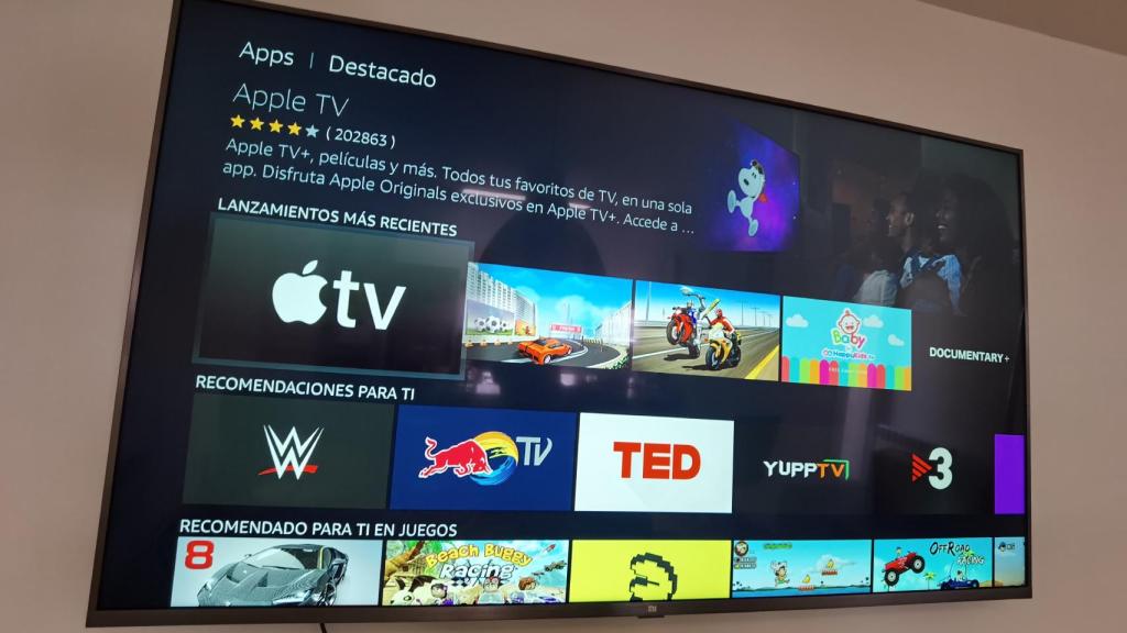 Aplicación de Apple TV.