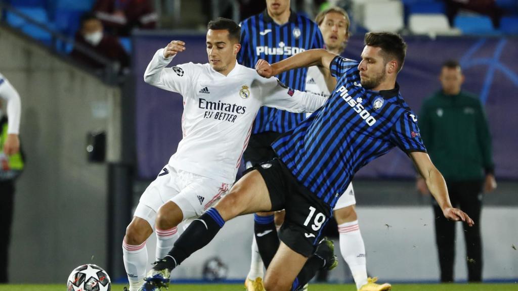 Berat Djimsiti entra con dureza a Lucas Vázquez