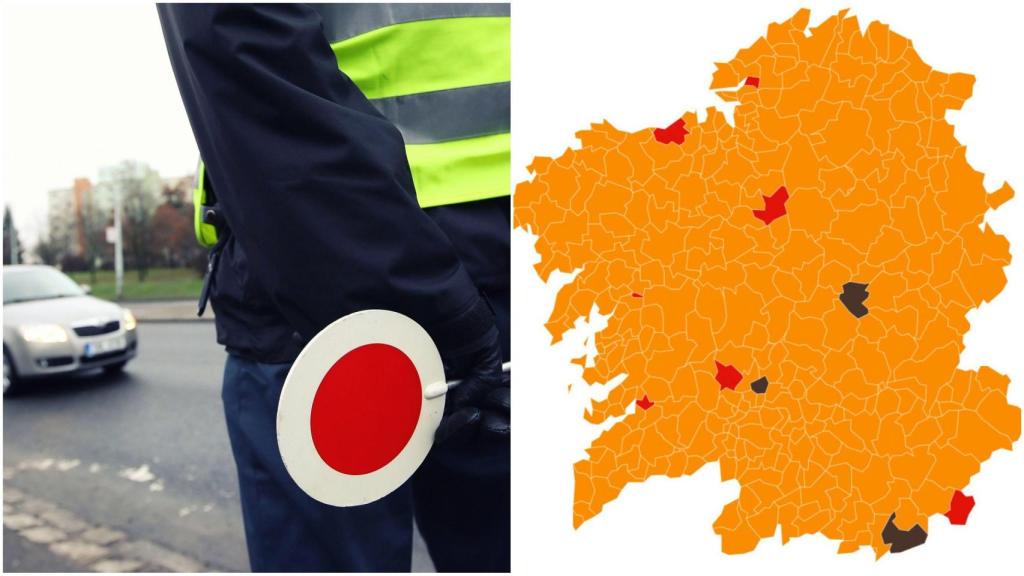 Este es el mapa de Galicia de movilidad, hostelería y restricciones que está en vigor