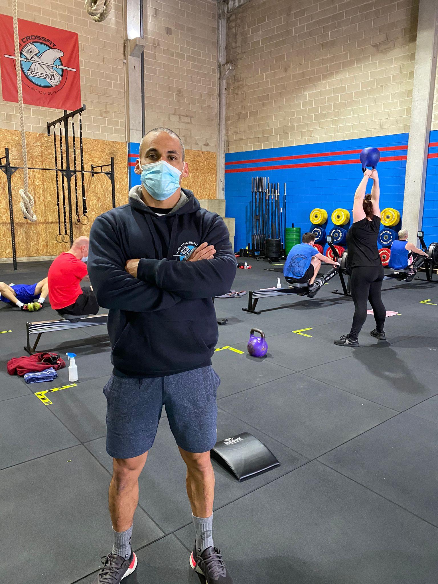 David Andrade, responsable y entrenador de Kai Crossfit. Fuente: KC