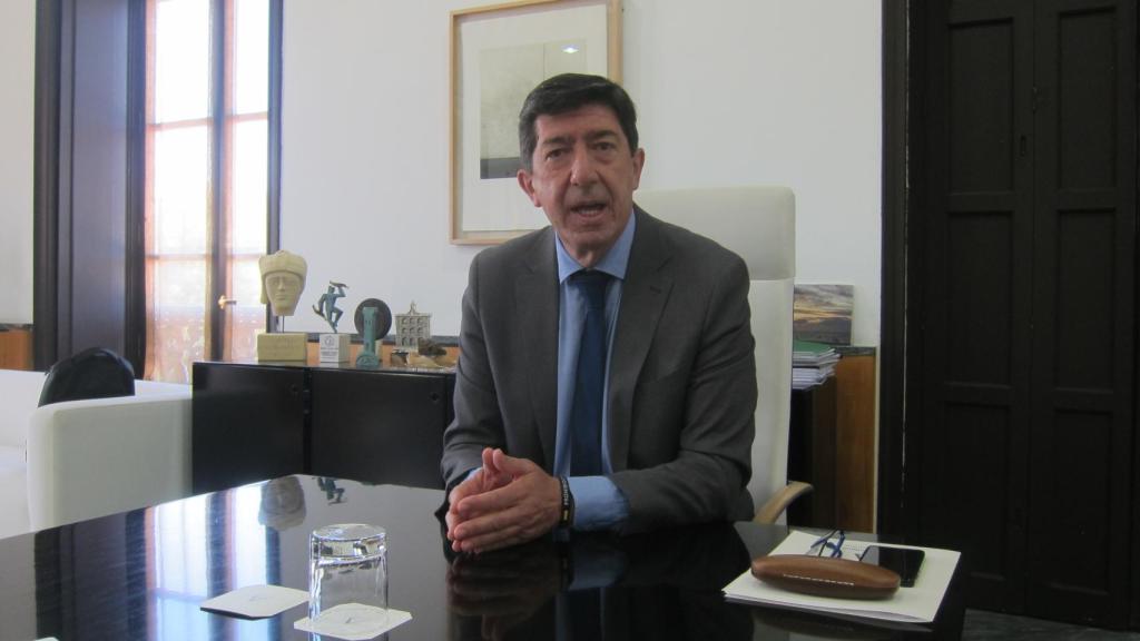 El líder de Cs en Andalucía, Juan Marín.