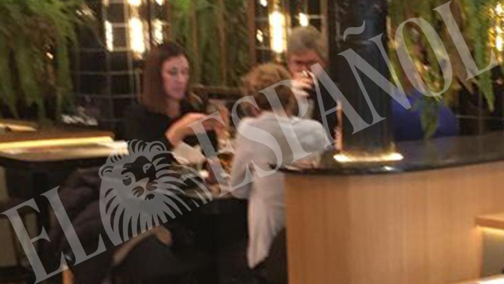 Imagen de este miércoles en una hamburguesería de la madrileña calle Arenal.