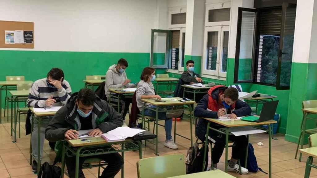 Clase en un colegio de la Comunidad de Madrid.