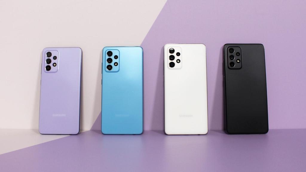 Samsung Galaxy A52 y Galaxy A72
