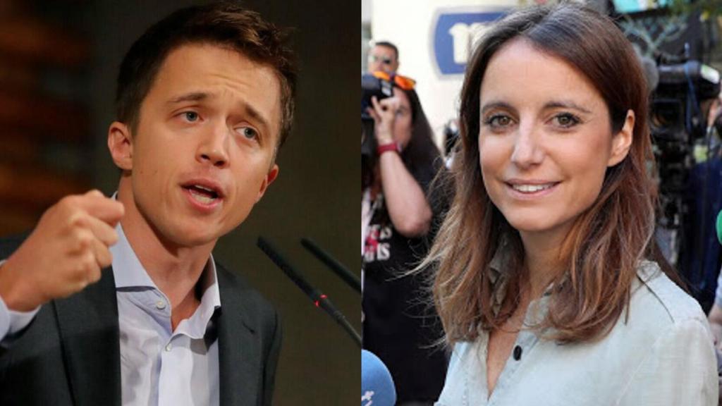 Errejón y Andrea Levy en un fotomontaje.