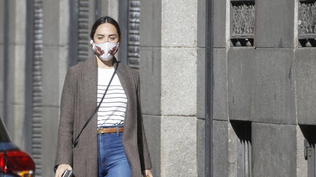 Tamara Falcó en una imagen de archivo por las calles de Madrid.