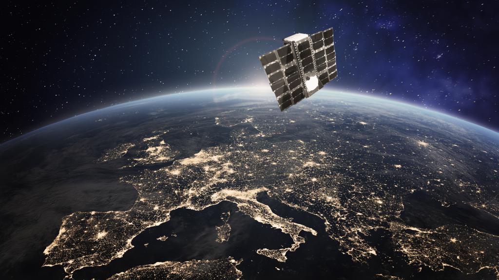 Recreación lanzamiento Satélite