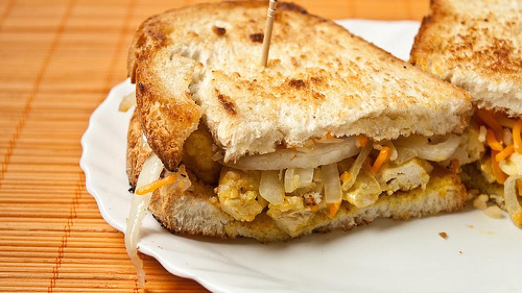 Unos sándwiches elaborados con curry.