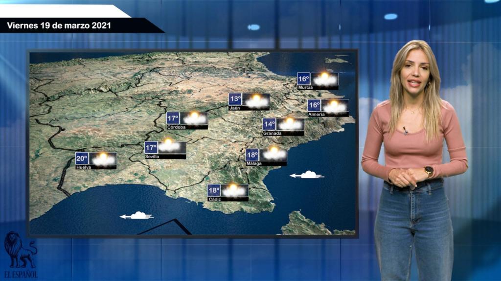 El tiempo para el 19 de marzo.