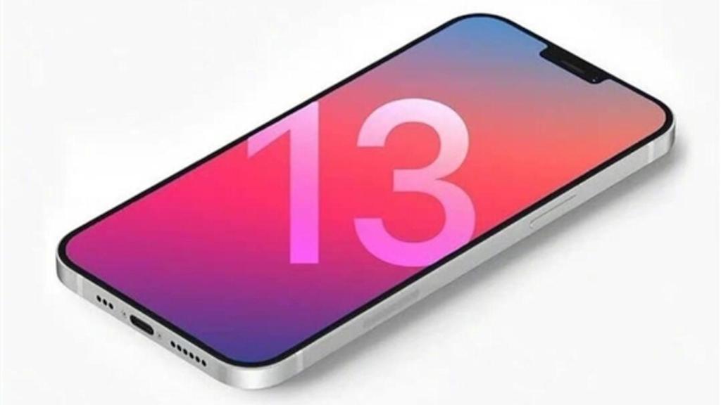 Imagen renderizada con el posible diseño del iPhone 13
