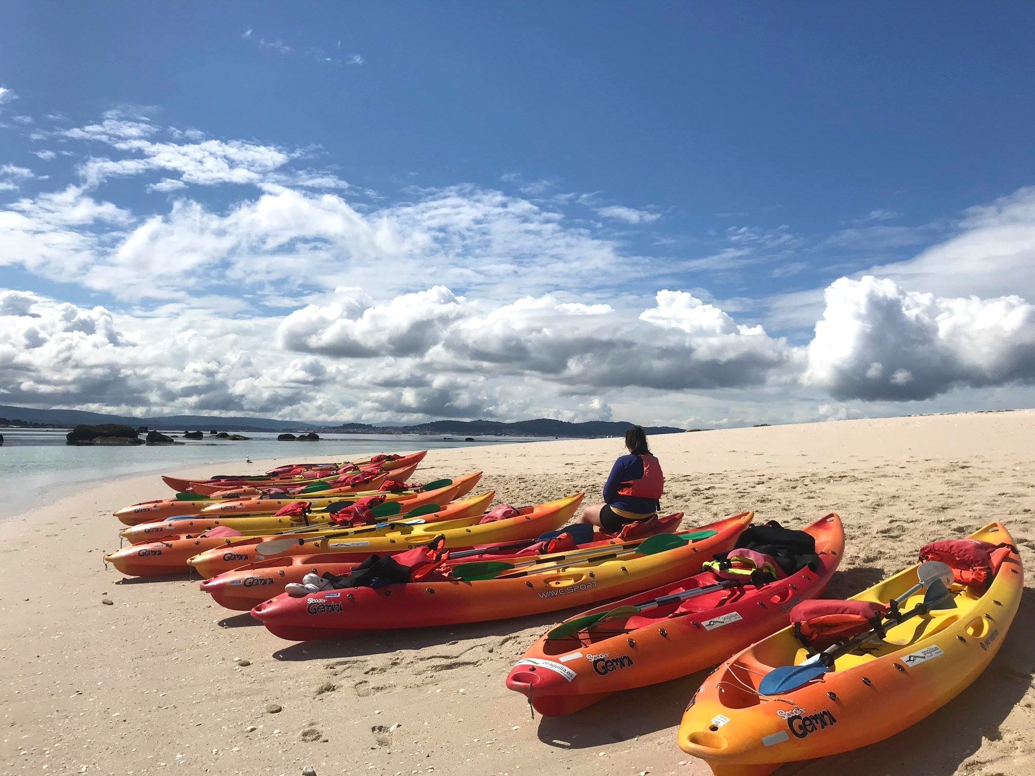 Ruta en kayak al Areoso. Foto: Cedida