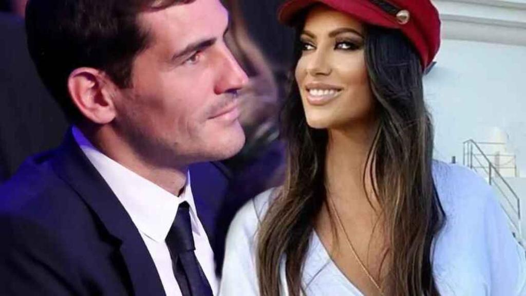 Iker Casillas junto a Sara Denez, la mujer con la que se le relaciona, en un fotomontaje de JALEOS.