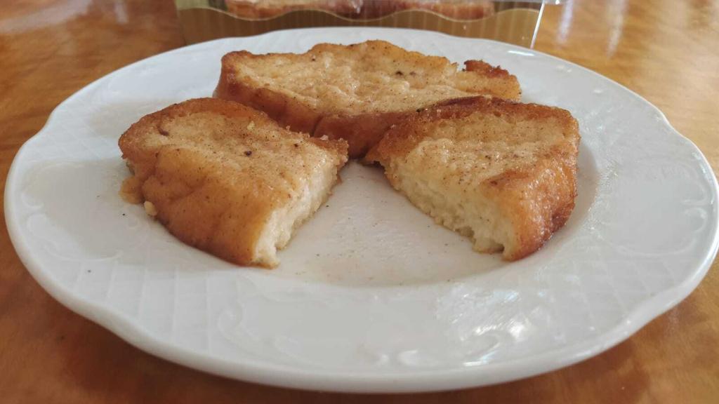 Las torrijas de Mercadona son muy jugosas, pero excesivamente dulces.