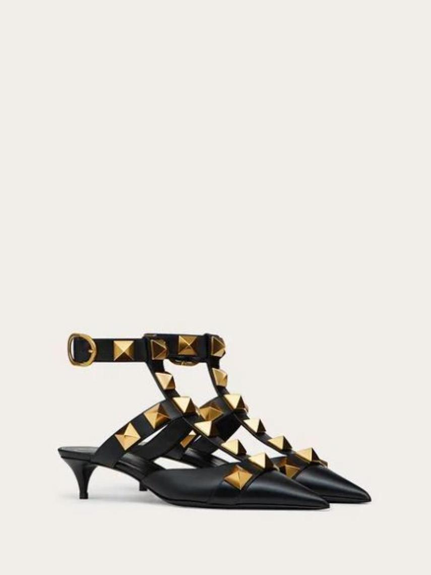 La versión 'kitten heel' de los nuevos Valentino.