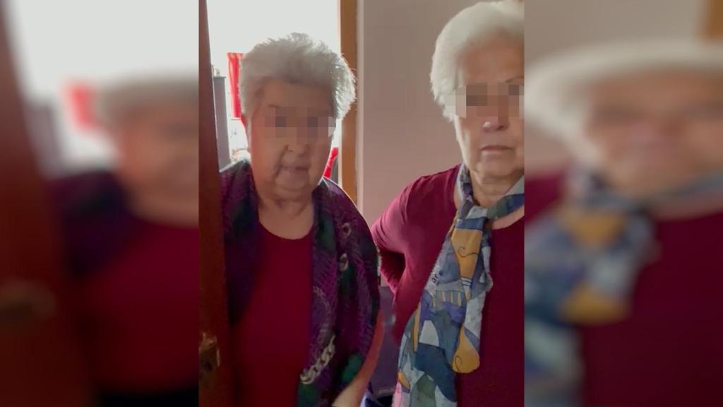 Las dos abuelas okupas, en un piso de Fuengirola (Málaga).