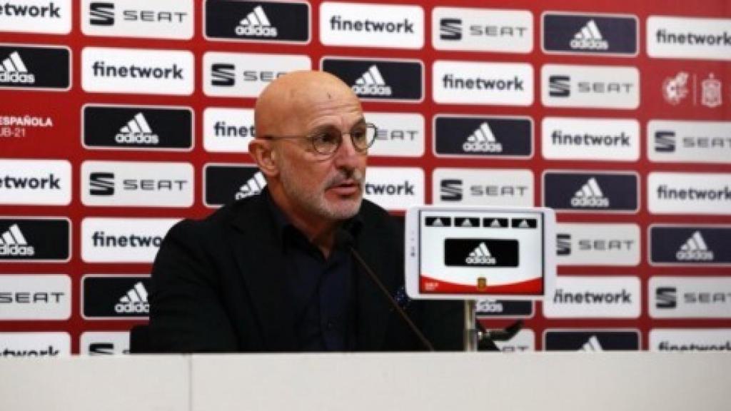 Luis de la Fuente, en rueda de prensa