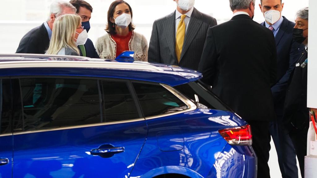 Felipe VI preside la presentación del Plan Estratégico de Renault.