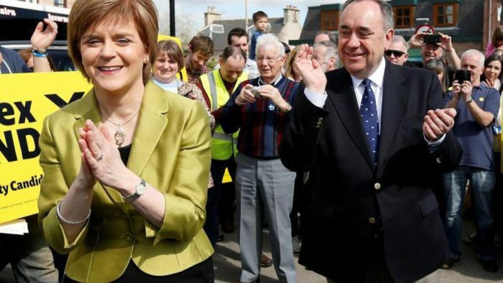 Nicola Sturgeon y Alex Salmond en una imagen de archivo.