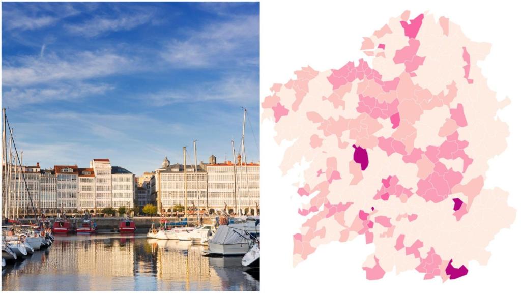 Covid: Los pueblos y ciudades con más contagios e incidencia de Galicia