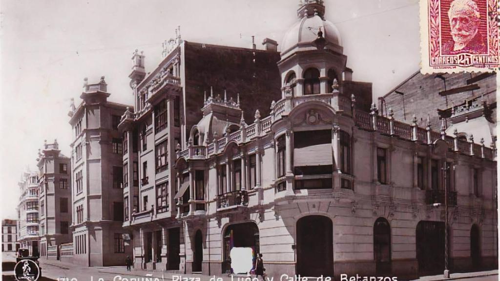 Plaza de Lugo y Calle Betanzos (Fuente: Todocoleccion)