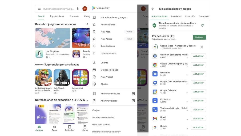 Así puedes ver tus aplicaciones actualizadas.