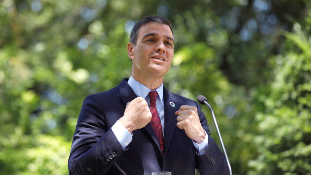 El presidente de Gobierno, Pedro Sánchez, en una reciente rueda de prensa.