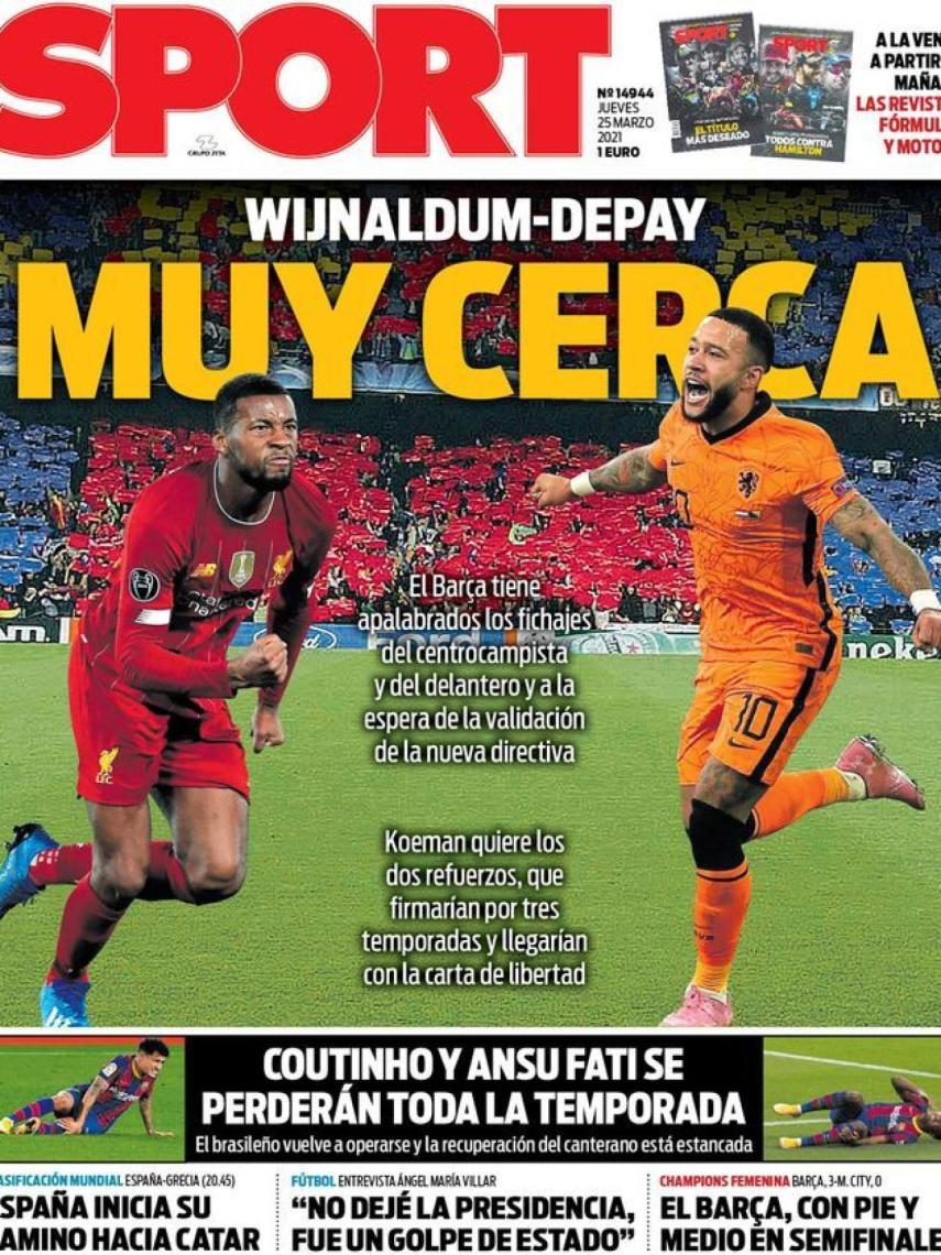Portada SPORT