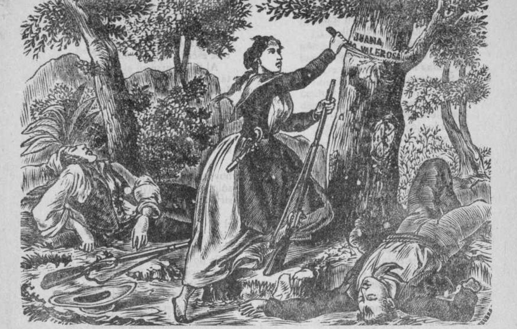 Ilustración de Juana La Valerosa.