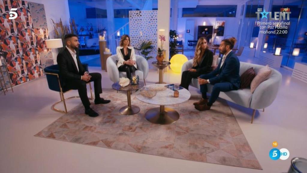 Toni junto a Claudia y Raúl.