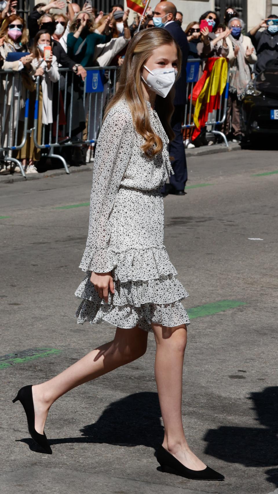 El 'look' de Leonor ha sido otro de los temas abordados por la prensa internacional.