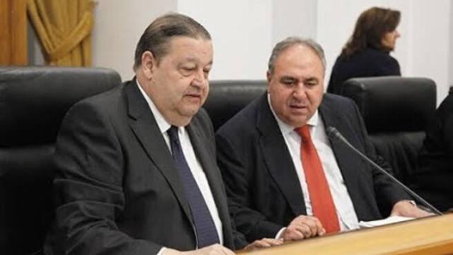 Jesús Fernández Vaquero y Vicente Tirado en el tiempo en el que coincidieron en las Cortes regionales