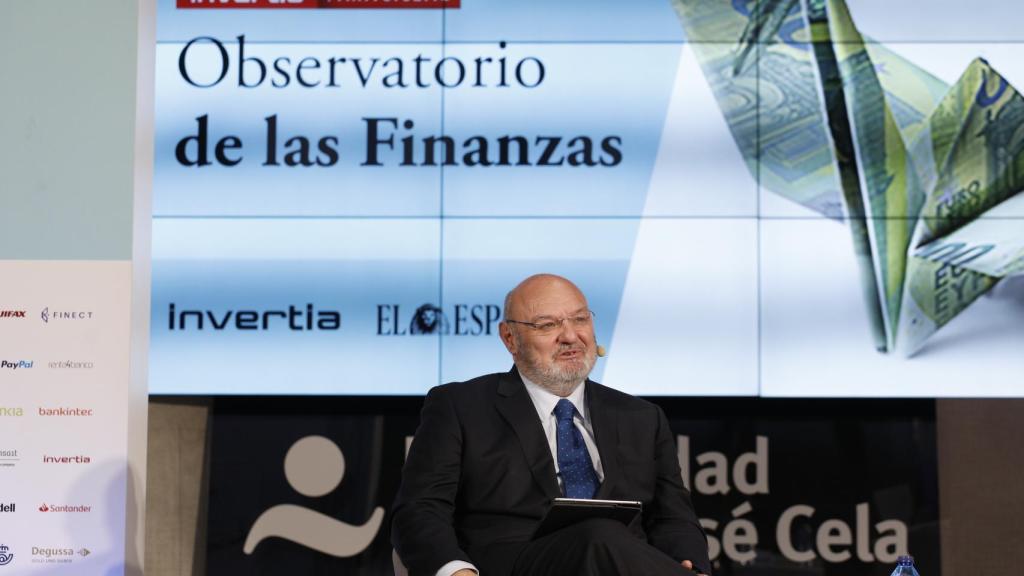 José María Méndez, director general de la Confederación Española de Cajas de Ahorro (CECA), durante el Observatorio de las Finanzas de EL ESPAÑOL.