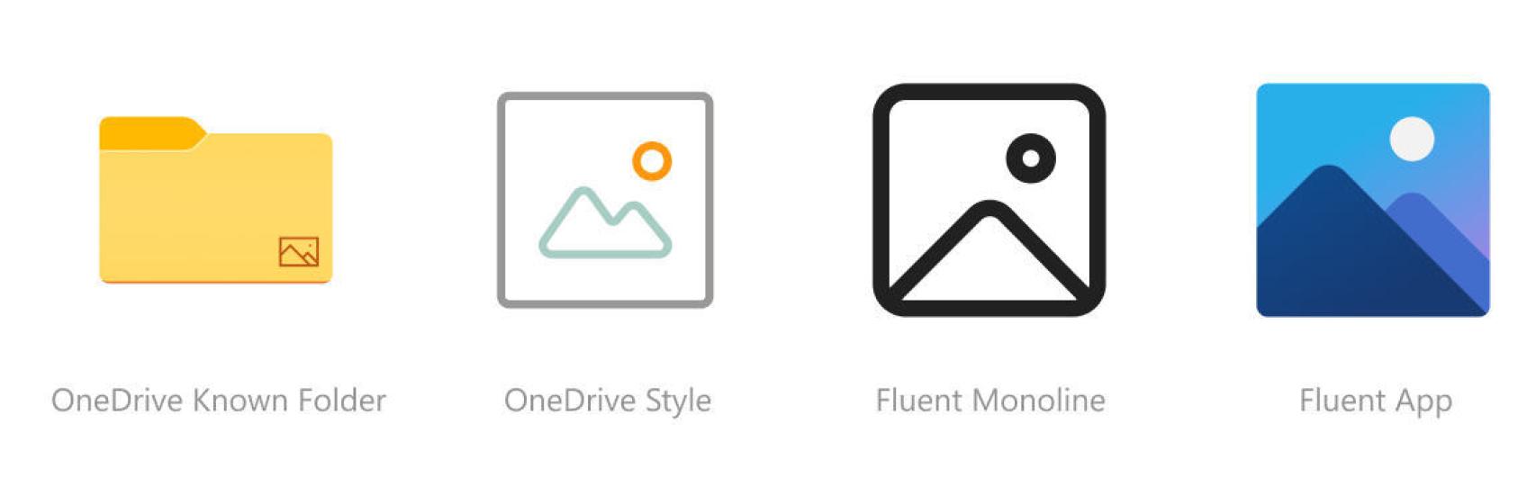 Iconos de carpetas de Windows 10